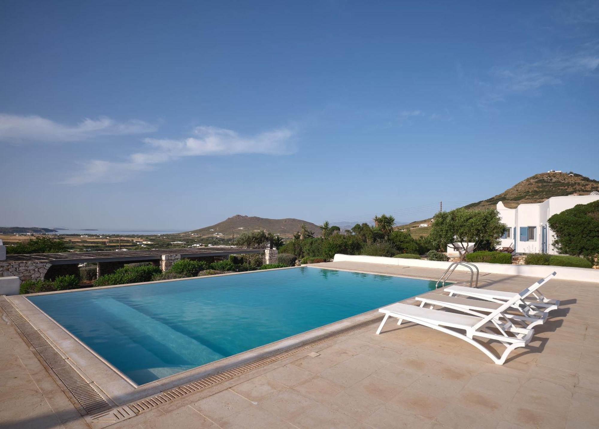 Amelie Villa With Pool And Amazing Sea Views, Paros Marpissa Exterior photo